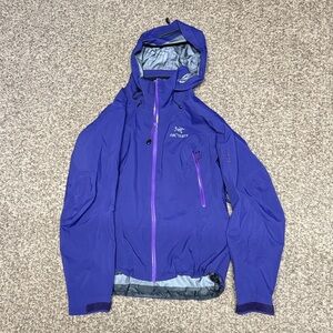 Arc'teryx Deep Purple Jacket with Hood